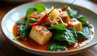 Resep Tahu Bayam Saus Tiram ala Resto yang Lembut Gurih