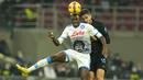 Sampai akhir pertandingan tidak ada gol tambahan untuk Inter Milan dan juga Napoli. Skor 3-2 untuk kemenangan Inter pun menjadi hasil akhir pertandingan ini. (AP Photo/Antonio Calanni)