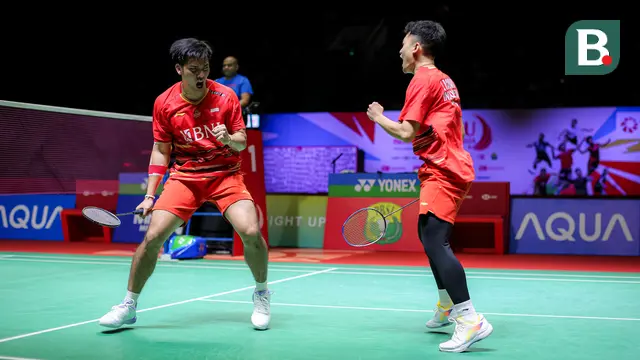 Foto: Momen Haru Daniel Marthin setelah Juarai Indonesia Masters 2024 Bareng Leo Carnando, Persembahkan Kemenangan untuk Mendiang Ayah