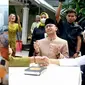 Beda gaya Sahrul Gunawan dan Hengky Kurniawan saat hadiri hajatan warganya. (Sumber: Instagram/sahrulgunawanofficial/hengkykurniawan)