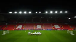 Berlaga melawan Liverpool, Los Blancos mengincar poin penuh. (Paul ELLIS/AFP)