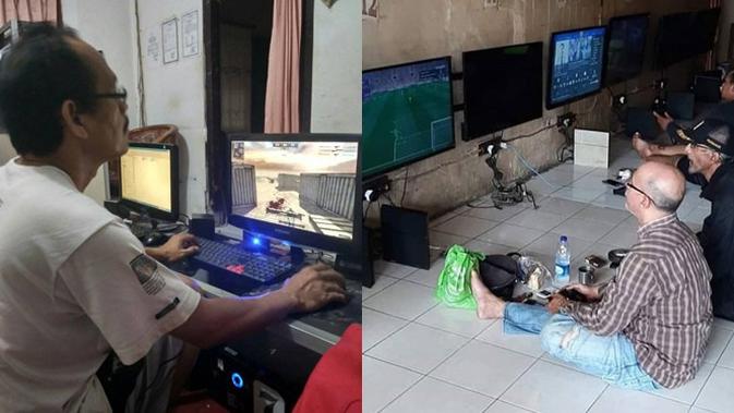 6 Potret Bapak Bapak Saat Main Game Menolak Tua Hot Liputan6 Com