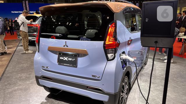 Mitsubishi eK X EV di Japan Mobility Show 2023. (Liputan6.com/Raden Trimutia Hatta)
