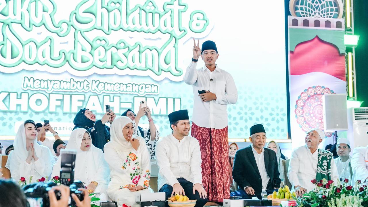 Dukung Khofifah-Emil, Kaesang Sebut Pembangunan Jatim Harus Dilanjutkan