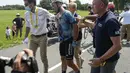 Dianggap sebagai sprinter terbaik di dunia balap sepeda, Cavendish saat ini menyamai rekor kememnangan etape milik pebalap Belgia Eddy Merckx. (AP Photo/Thibault Camus)