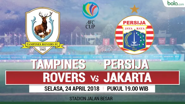 Tampines Rovers Vs Persija Jakarta