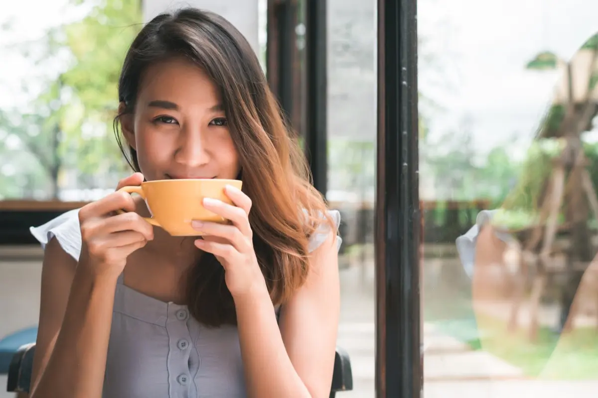 Drinking Coffee