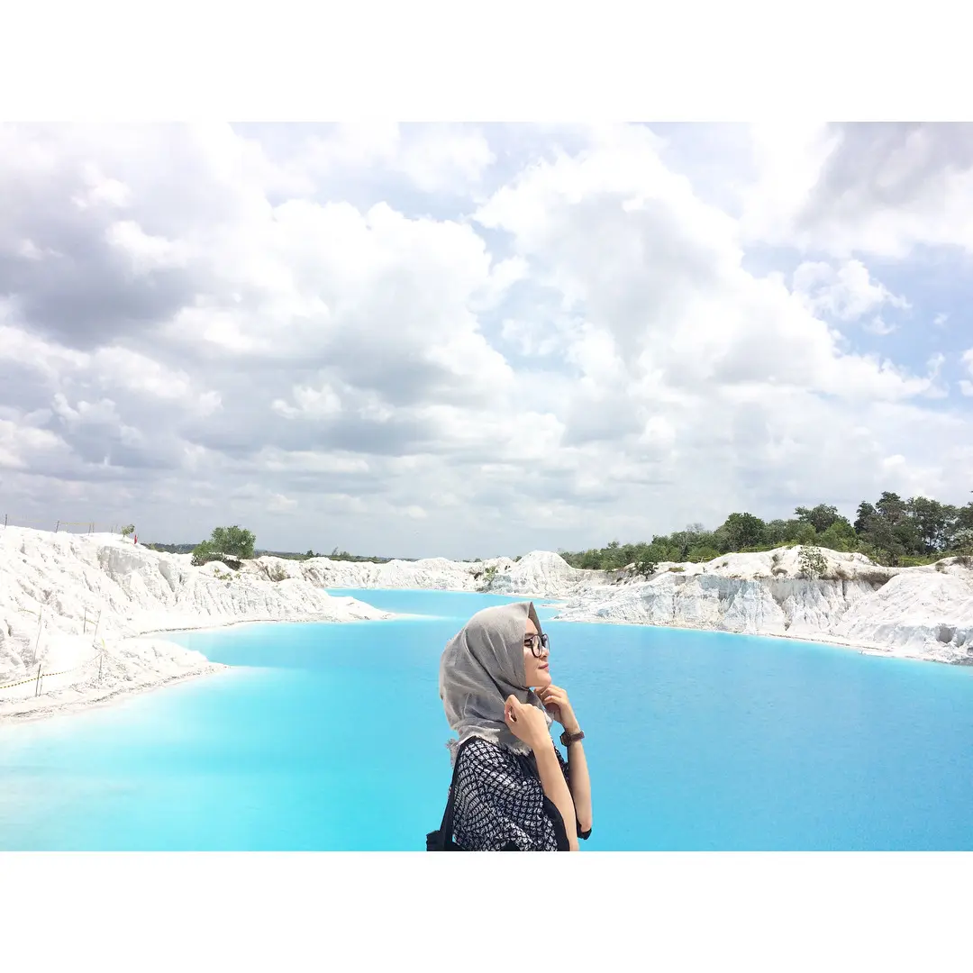 Danau Kaolin, Belitung. (Sumber Foto: ndtryn_/Instagram)