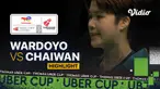 Berita video highlights pertandingan kelima Indonesia vs Thailand di perempat final Piala Uber 2020, di mana Ester Nurumi Tri Wardoyo mengalami kekalahan, Jumat (15/10/2021) pagi hari WIB.
