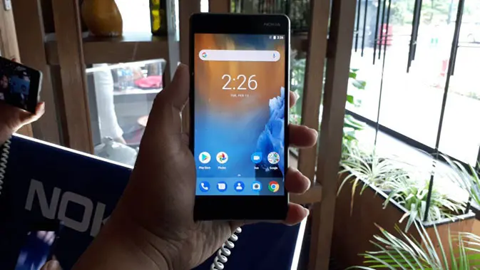 Nokia 8 resmi meluncur di Indonesia. / Agustinus Mario Damar