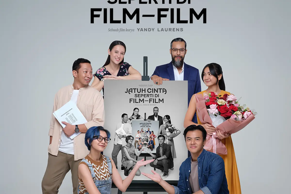 Official Poster Film Jatuh Cinta Seperti di Film-Film (IMAJINARI)