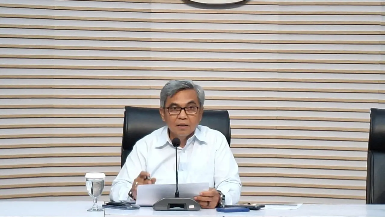 Ketua KPK Setyo Budianto saat konferensi pers, di Gedung KPK, Kamis (4/6/2026). (Liputan6.com/Rifqy)