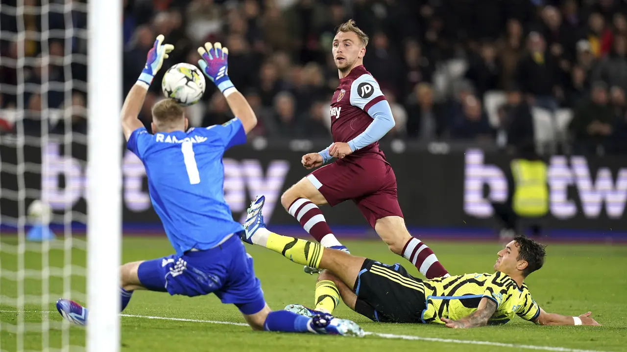 Hasil Carabao Cup West Ham VS ArsenaL