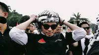 Atta Halilintar menambah daftar selebritis Tanah Air yang turut serta dalam Aksi Bela Palestina di Monas (Instagram)