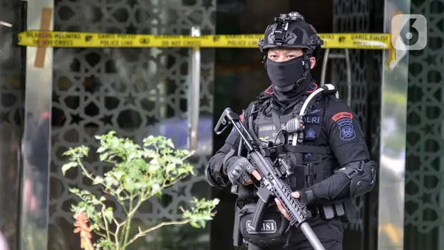 Penjagaan Ketat Kantor MUI Pusat Pasca Insiden Penembakan