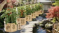 6 Ide Desain Kebun Tomat Gantung Ala Jepang, Harmoni Estetika dan Panen Segar