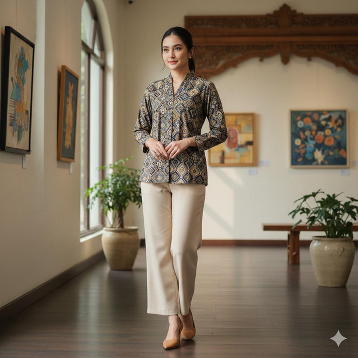9 Model Atasan Batik Etnik Terbaru 2026, Kombinasi Tradisional dan Modern yang Stylish