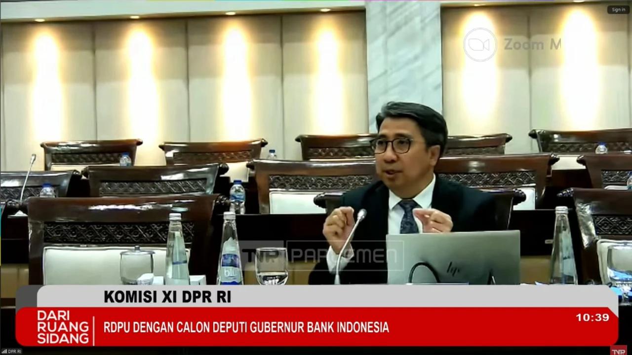 Fit and Proper Test Deputi Gubernur BI, Solikin Juhro Paparkan Visi Ekonomi Inklusif