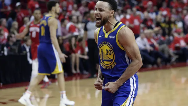 Selebrasi Stephen Curry