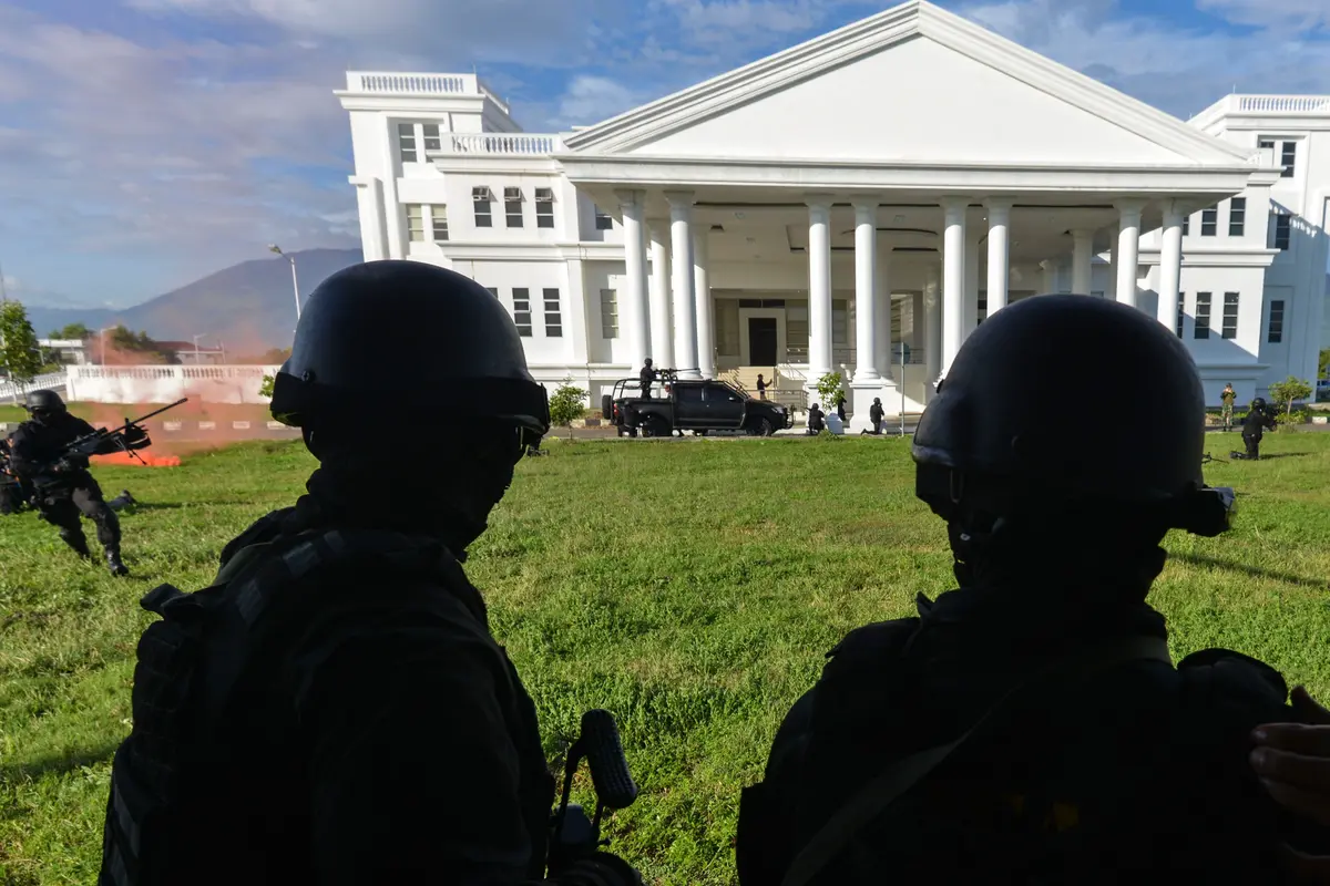 Pasukan Khusus TNI latihan penanggulangan terorisme
