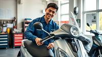 servis ringan motor matic apa saja ©Ilustrasi dibuat AI