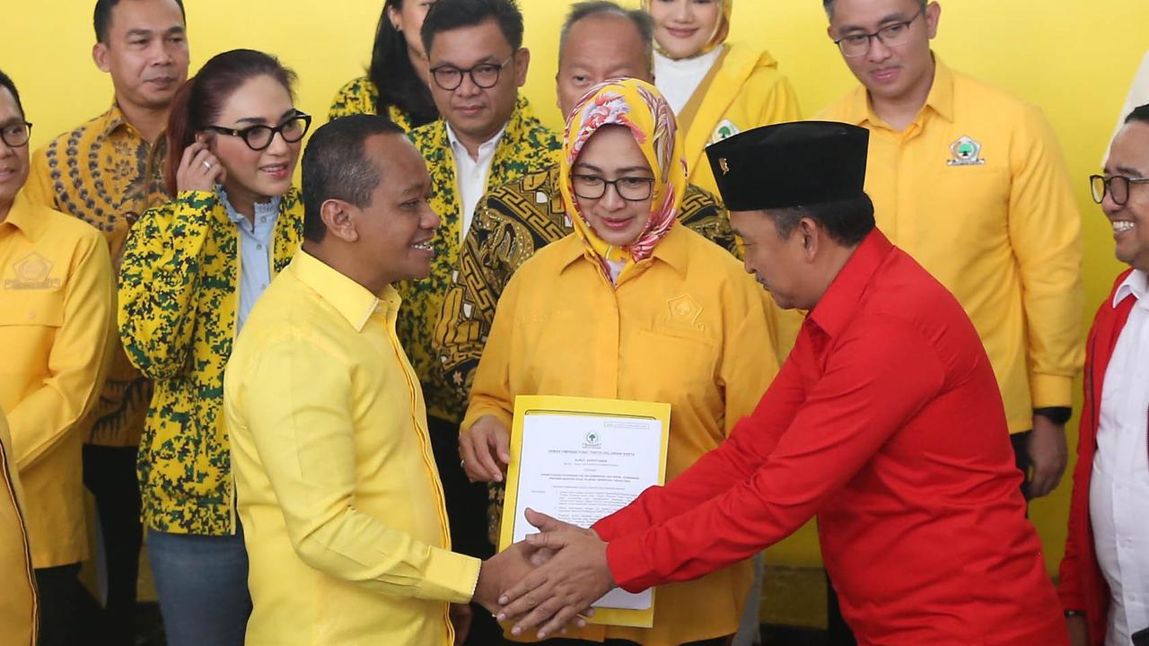 Golkar Gabung PDIP Dukung Airin di Pilkada Banten, Ketum Bahlil: Bagian dari Dinamika Politik