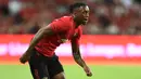 3. Aaron Wan-Bissaka (Manchester United ) - Kepindahannya ke Manchester United mendapatkan sorotan yang tinggi karena nilai transfer yang dikabarkan mencapai 45 juta pound. Performa yang ditunjukkan Wan-Bissaka musim lalu, dapat membuat pemain 21 tahun ini bersinar. (Photo by Roslan Rahman / AFP)