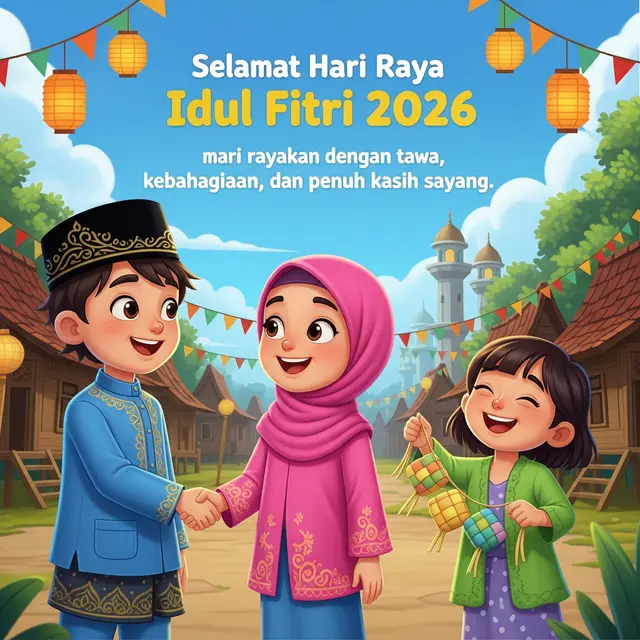 Gambar Ucapan Idul Fitri 2026
