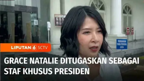 VIDEO: Wakil Ketua Dewan Pembina PSI, Grace Natalie, Ditugaskan Sebagai Staf Khusus Presiden