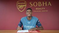 Cristhian Mosquera, rekrutan baru Arsenal dari Valencia di musim panas 2025. (Dok. www.arsenal.com)