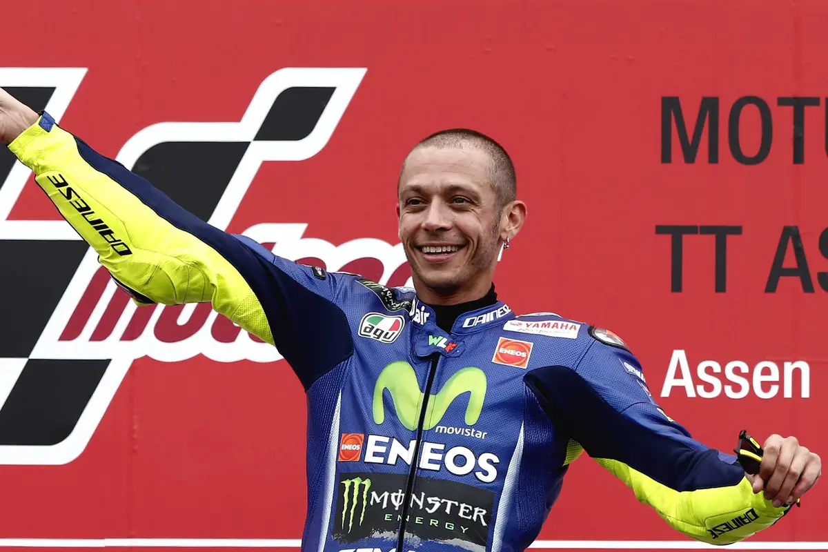 FOTO: Valentino Rossi Tercepat di MotoGP Belanda