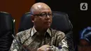 Direktur Utama PT Asuransi Jiwasraya Hexana Tri Sasongko saat menjadi pembicara pada acara diskusi Penyelesaian Gagal Bayar Jiwasraya di Kompleks Parlemen, Jakarta, Rabu (15/1/2020). Diskusi mengangkat tema "Jiwasraya: 'Nasibmu-Nasibku Jua' Solusi Carut Marut Jiwasraya". (Liputan6.com/Johan Tallo)