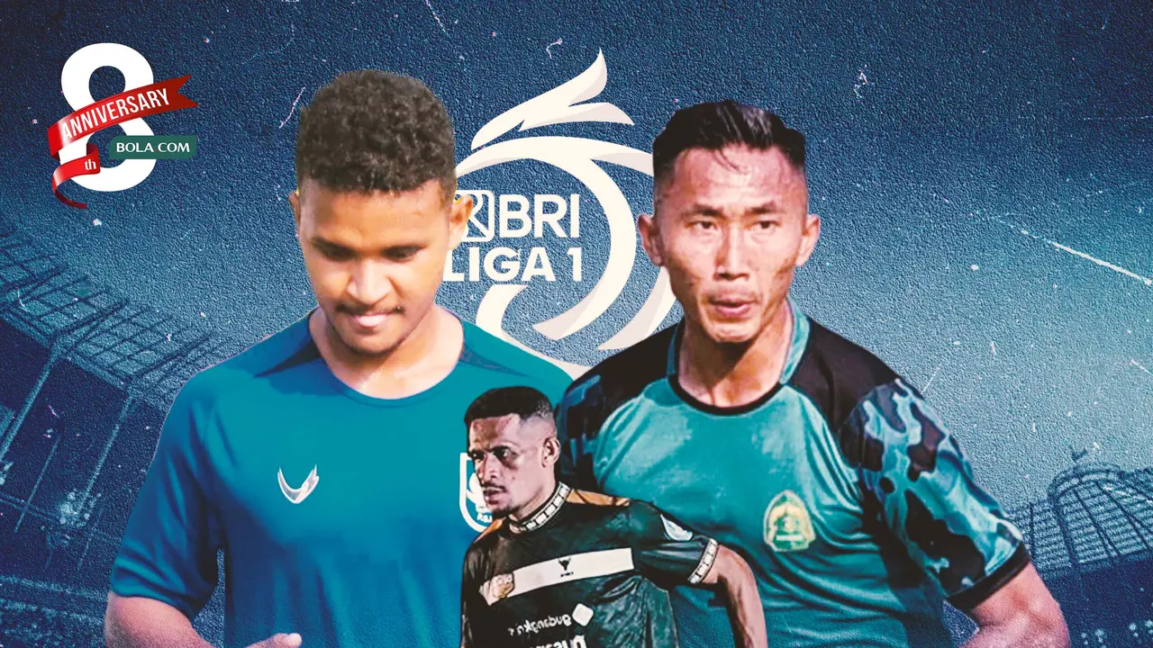 Liga 1 - Ricky Kambuaya. Miftah Sani dan David Rumakiek