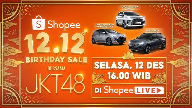Shopee Kasih Promo Menarik di Puncak 12.12 Birthday Sale