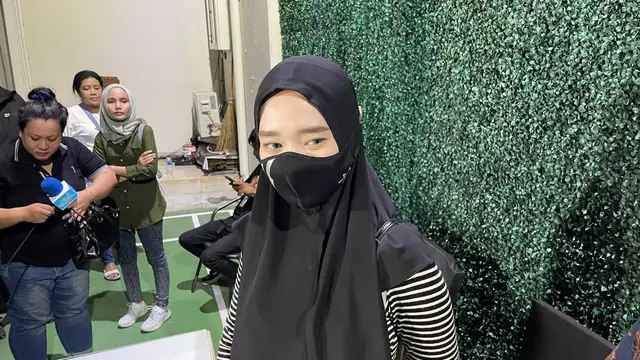 Inara Rusli, istri Virgoun (Liputan6.com - M Altaf Jauhar)