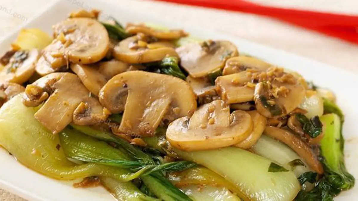 Resep Praktis Tumis Jamur Kancing Sayur Pok Coy Enak Lifestyle Fimela Com