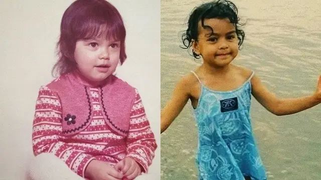 Selain Ashanty, Foto 5 Artis Cantik Saat Kecil Ini Mirip dengan Anaknya