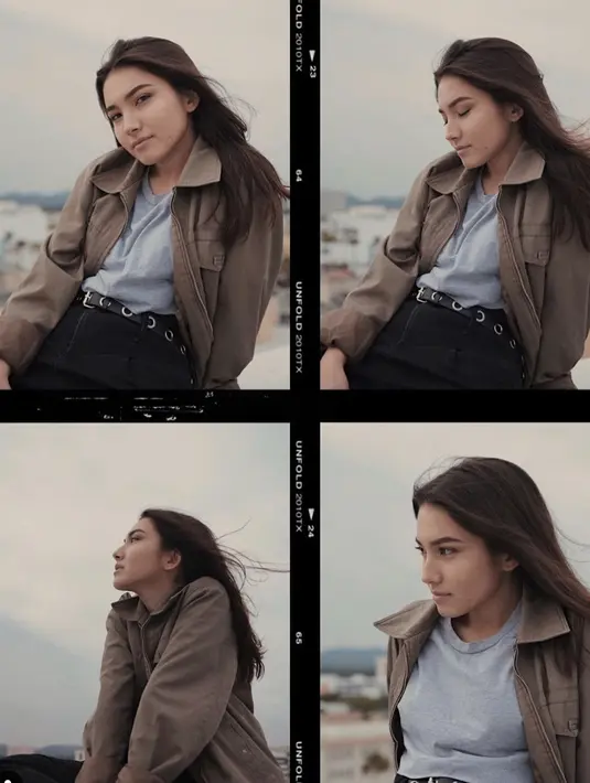 Dengan jaket bernuansa hijau army, Maria Zhang juga tetap terlihat sophisticated.  [Foto: Instagram/ Maria Zhang]