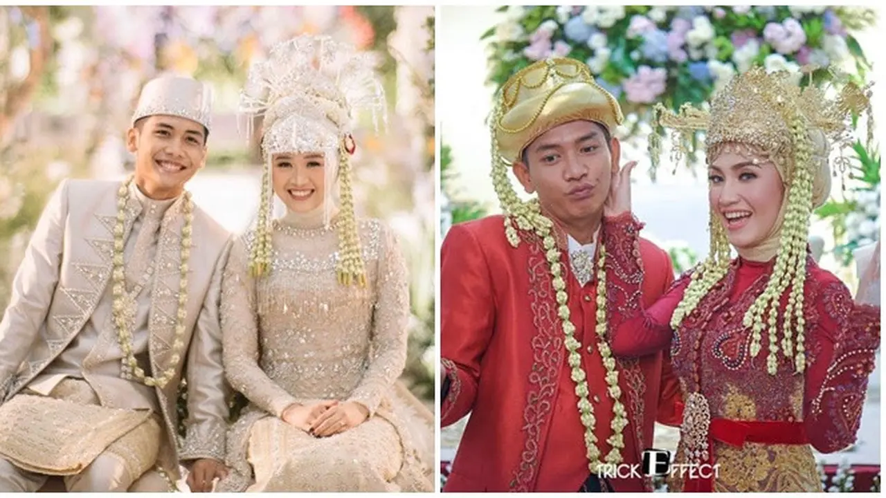 Potret 6 Pasangan Artis Menikah Pakai Baju Adat Betawi, Bikin Pangling