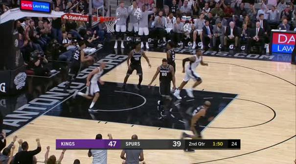 Berita video game recap NBA 2017-2018 antara San Antonio Spurs melawan Sacramento Kings dengan skor 98-85.