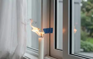 Trik Menyalakan Lilin di Dekat Jendela untuk Menemukan Celah Angin Bocor