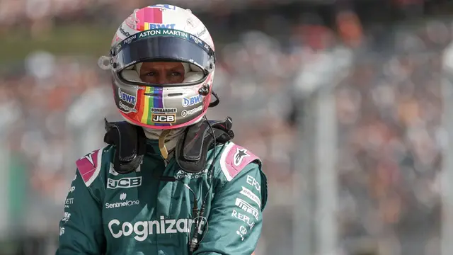 Foto: Vettel Didiskualifikasi dari Formula 1 GP Hungaria, Aston Martin Berniat Ajukan Banding