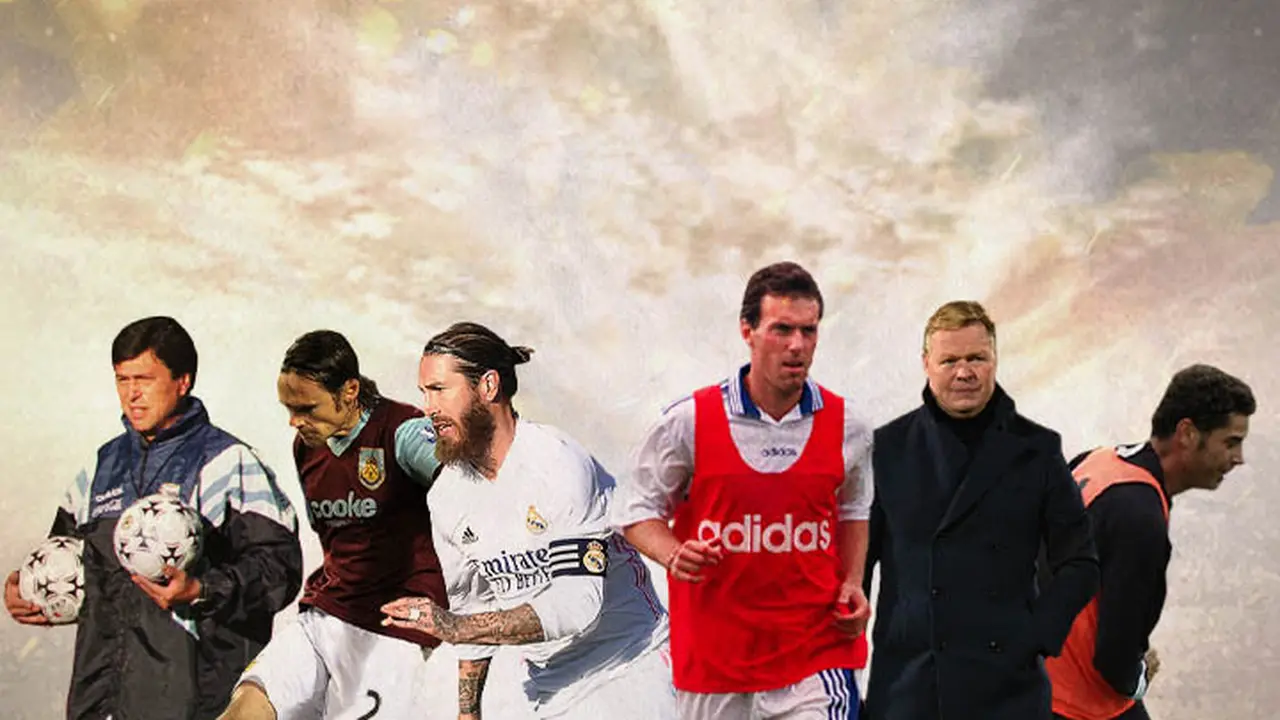 Ilustrasi - Daniel Passarella, Graham Alexander, Sergio Ramos, Laurent Blanc, Ronald Koeman, Fernando Hierro