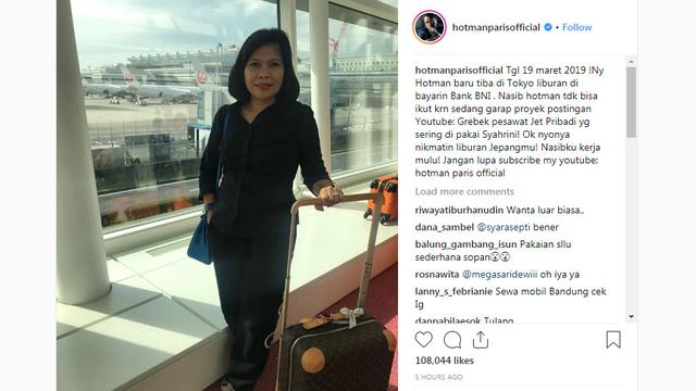 Hotman Paris mengumumkan akan menggrebek pesawat jet pribadi Syahrini (https://www.instagram.com/p/BvK4PrBgmB4/?utm_source=ig_embed&utm_campaign=embed_locale_control)