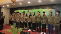 Pengurus Pimpinan Wilayah Generasi Muda Pembangunan Indonesia (PW GMPI) Jawa Timur periode 2022-2027 resmi dilantik di Hotel Elmi Surabaya, Jawa Timur, Sabtu (29/10/2022).
