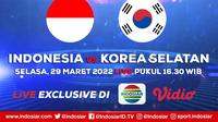Timnas Indonesia U-19 melawan Timnas Korea Selatan U-19. (Dok SCM)