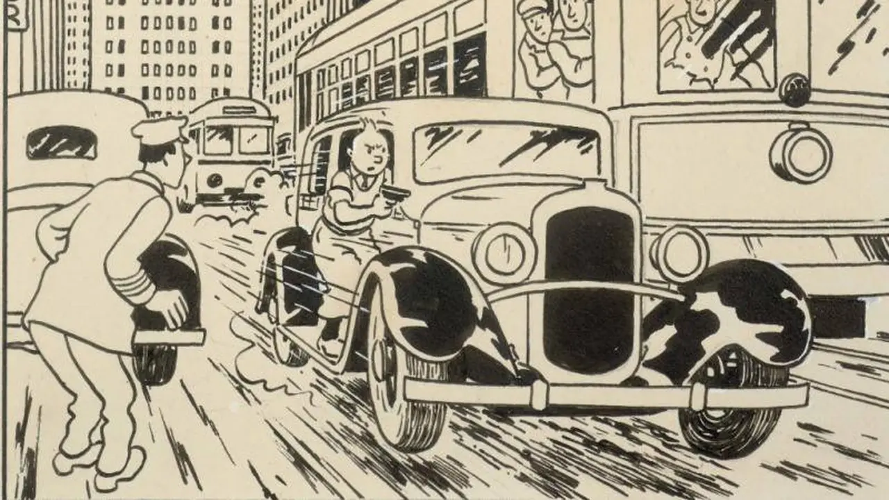 Dilelang, Gambar Langka Asli Komik Tintin Terjual Rp 10 Miliar