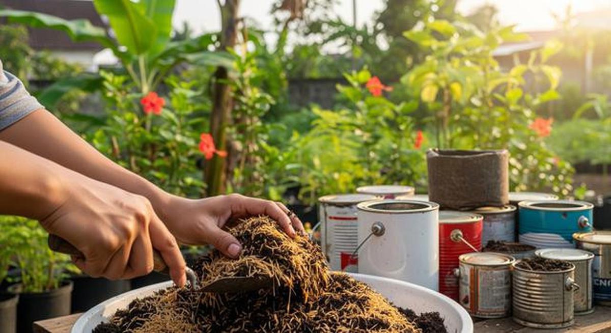 6 Cara Buat Kaleng Kue Bekas jadi Pot Taman Hias