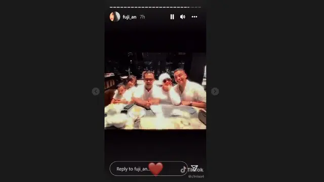 Keceriaan Gala Sky Liburan di Bali bersama Fuji dan Kakek Neneknya.