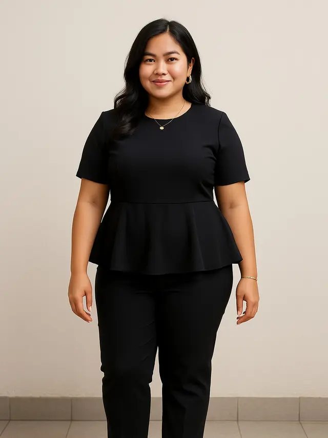 Atasan Wanita Trendy untuk Tubuh Curvy (Foto: ChatGPT)
